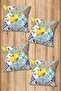 Digital Printed Soft Textured 4-Piece Throw Pillow Cover Set (43X43 cm) Krl0058 - 2