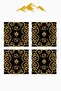 Digital Printed Soft Textured 4-Piece Throw Pillow Cover Set (43X43 cm) Krl0028 - 3