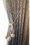 Background Jacquard Curtain Perla Pattern Double Wing Sheer Pleated (1 X 3)