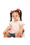 Short Sleeve Waterproof Baby Bib for Feeding, Play, and Activities - Pink - 7
