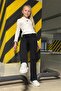 Flare Steel Knitted Flared Leg Girls' Trousers - 5