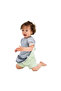 Short Sleeve Waterproof Baby Bib for Feeding, Playing and Activities Gray - 7
