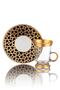 Geo Black 18-Piece Tea and Mirra Set for 6 People - Modern Geometric Presentation - 3