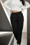 Women's Three Thread Knitted Sweatpants Jogger with Elastic Waist and Legs - 2