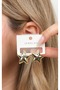 Steel Yellow Star Earrings - Non-Tarnish, Color-Resistant Modern Women's Earrings