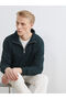 Peak New Season Zippered Stand Collar Men's Thick Sweatshirt
