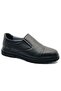 Kocamanlar 03 Genuine Leather Orthopedic Men's Casual Shoes Black - 3