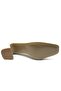 Feles button detailed flat toe heeled women's shoes ten - 6
