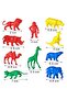 Wild Animals Counters with Tweezers - 2
