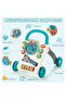 - Baby Learning Walker Toy with Steering Wheel - Blue - 5