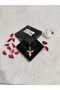 Zircon Stone Kul Model Black Brass Gold Color - 2