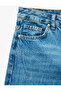 Regular Waist Cotton Buttoned Pocket Wide Leg Jeans - Wide Leg Jeans - 7