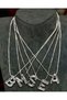 Steel (K) Letter Balloon Pendant Non-Tarnish Anti-Allergic (2 Years Importor Warranty) - 3