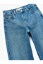 Regular Waist Cotton Buttoned Pocket Wide Leg Jeans - Wide Leg Jeans - 6