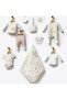 100% Organic You and Me Bear Patterned 10-Piece Hospital Discharge Set - 4