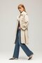 Women's Belted Double Button Long Woven Classic Trench Coat - 4