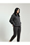 Smoked Women's 3-Thread Cotton Kangaroo Tracksuit Set Winter Soft Textured - 7