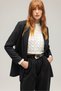 Women's Hair Braid Detailed Crop Knit Sweater - 4