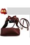 Bag Model Bag Making Apparatus Burgundy Color Light Gold Metallic
