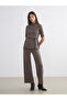 Peak New Season Mock Neck Belted Waist Blouse - 2