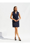 Lefon Women's Sleeveless Double-Breasted Jacket Dress