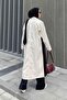 Retrica Two Color Trench Coat Ecru - 4