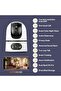 6MP Dual Security Camera for Home with Call Button - 2