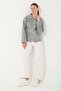 Hatunatila Quilted Pocket Shirt Collar Jacket 7868 Gray - 8
