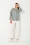 Hatunatila Crochet Four-Pocket Look Cashmere Jacket 7867 Gray - 8