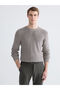Özmarka New Season Crew Neck Men's Knitwear Sweater