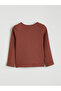 Long Sleeve Embroidered Girls' T-Shirt - 5