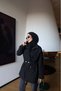 Women's Button-Detail Short Trench Coat - 4