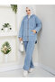 Women's Loose Two-Piece Denim Set with Pants - 5