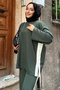 Side Stripe Suit Z5713 Emerald Green - 5