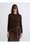 Polo Neck Women's Knitwear Sweater