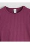 Long Sleeve Embroidered Girls' T-Shirt - 2