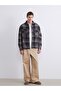 Xside Casual Fit Long Sleeve Plaid Men Shirt Jacket - 2