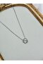 Silver Steel Necklace with Flower Motif | Special Box - 4