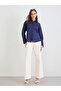 Lace Cutwork Detail Cotton Linen Shirt - 2