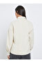 Cream Tassel Trim Suede Look Shirt - 5