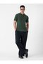 Men Green Vintage Wash Polo - 2
