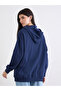 Zip-Up Oversized Longline Hoodie - 5