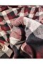 Knitted Fabric in Burgundy Black Beige Colors Width: 140 cm - 4