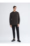 Brown Regular Fit Judge Collar Long Sleeve Men's Shirt - 2