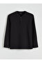 Crew Neck Long Sleeve Men's T-Shirt - 5
