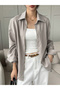 Striped Long Sleeve Relaxed Fit Shirt - 5