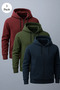 Men's Hooded Oversized 3-Pack Sweatshirt