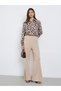 Women Animal Print Long Sleeve Shirt - 2