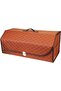 Car Detachable Leather Grocery Organizer Trunk Box (Orange, large(70*33*30cm)