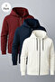 Men's Hooded Oversized 3-Pack Sweatshirt